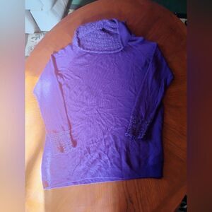 White Staff Women's Sweater - Size: L  (12-14)  0943